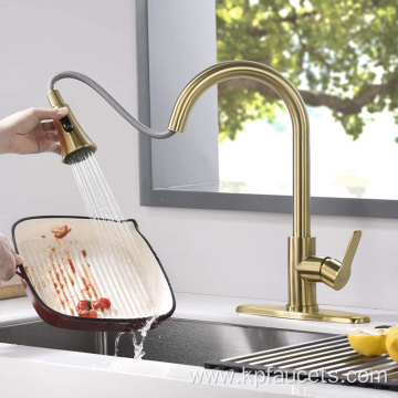 Deck Mounted 304 Flexible Sink Mixer Tap